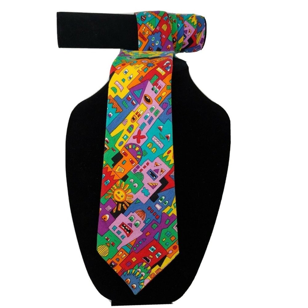Mango Mano 100% Cotton Tie.  Pre-Owned 59" long